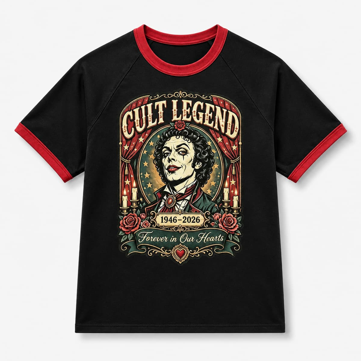 Tim Curry Cult Legend 1946-2026 Forever In Our Hearts Shirt Tim Curry Cult Legend 1946-2026 Forever In Our Hearts Shirt