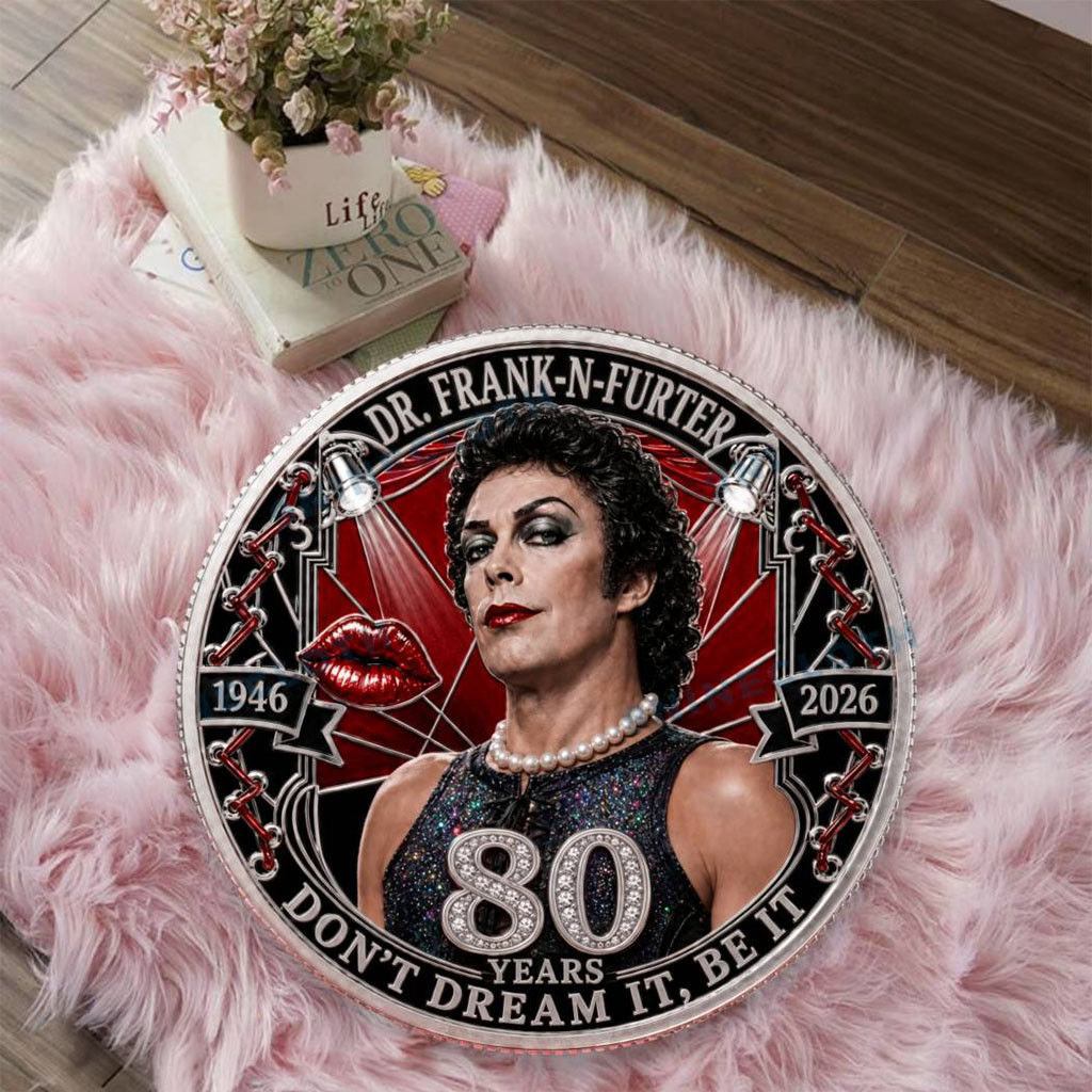 Tim Curry Don't Dream It Be It 80th Anniversary Collectible Coin Tim Curry Merch Fan Gifts Tim Curry Don't Dream It Be It 80th Anniversary Collectible Coin Tim Curry Merch Fan Gifts
