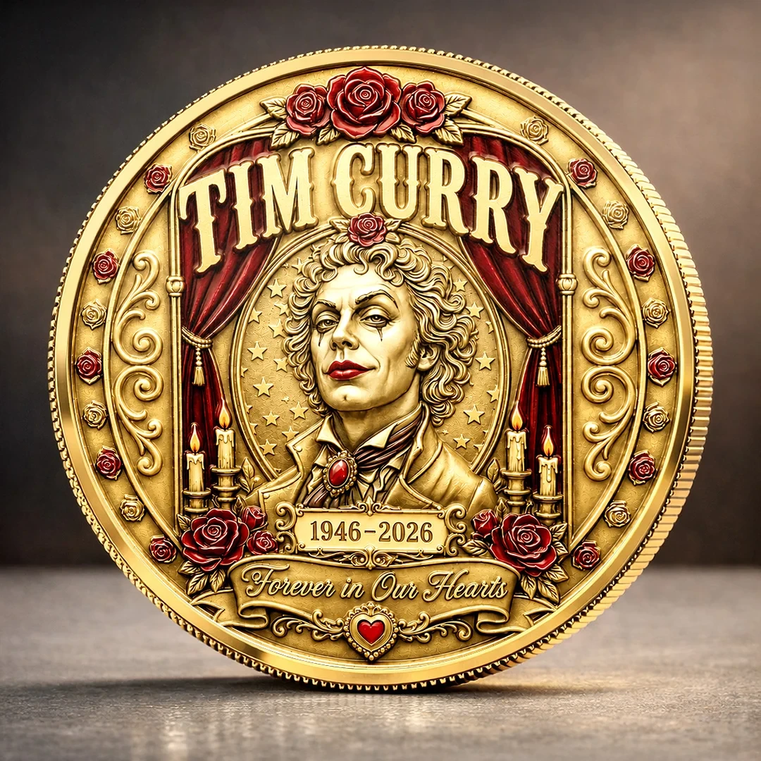 Tim Curry Forever In Our Hearts Commemorative Coin 1946-2026 Memorial Tribute Tim Curry Merch