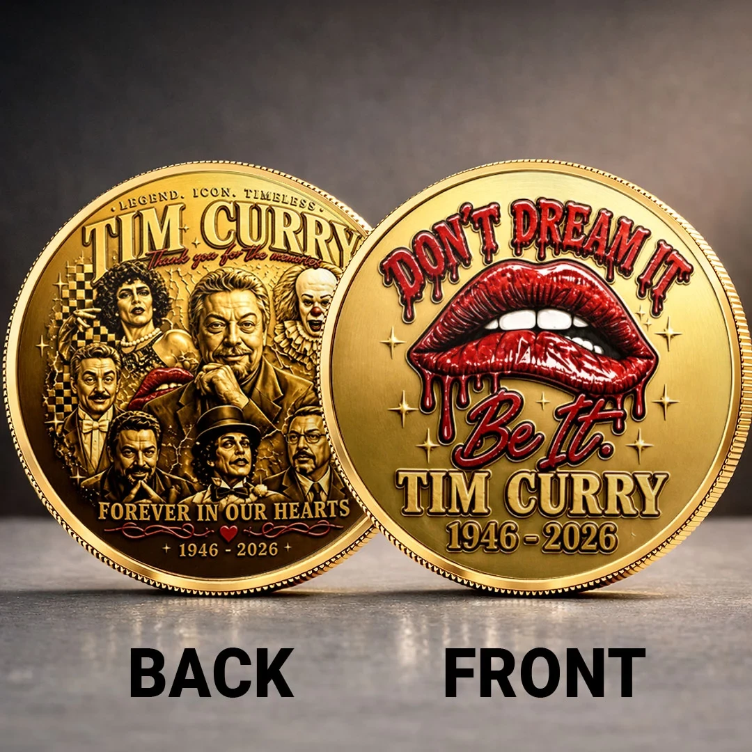 Tim Curry Memorial Commemorative Coin Thank You For The Memories 1946-2026 Tim Curry Merch Tim Curry Memorial Commemorative Coin Thank You For The Memories 1946-2026 Tim Curry Merch
