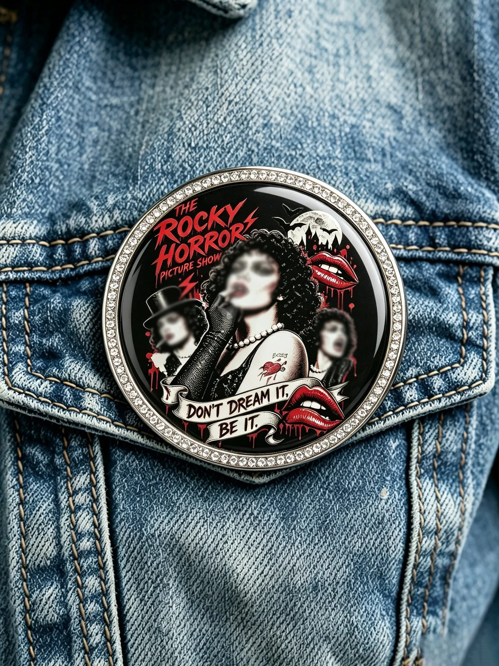 Tim Curry Merch Don't Dream It Be It Button Rest In Peace Tim Curry Gear Gift For Actor Fans