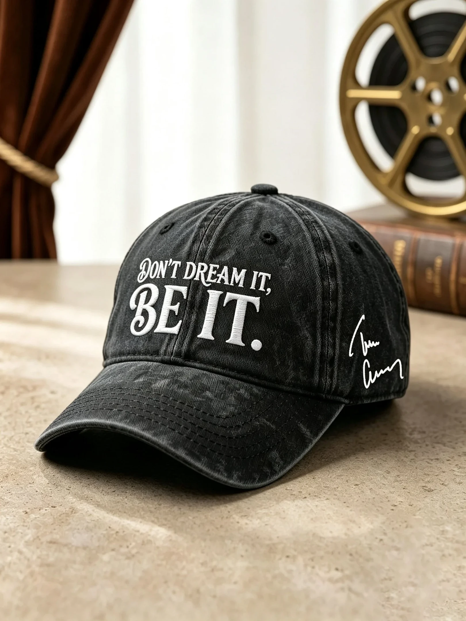 Tim Curry Merch Don't Dream It Be It Hat Embroidered RIP Tim Curry Tribute Gifts'
