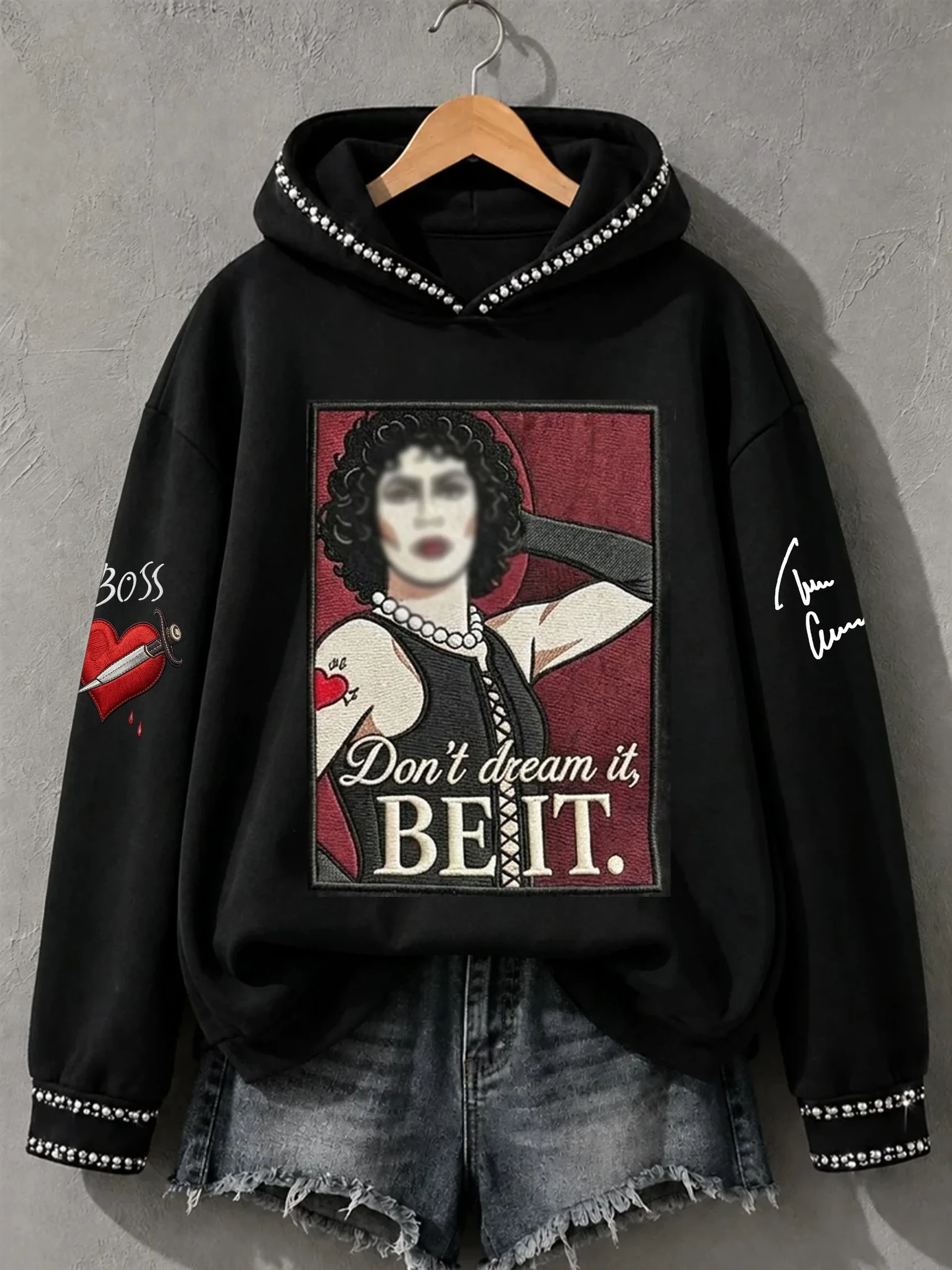 Tim Curry Merch Don't Dream It Be It Hoodie RIP Tim Curry Memorial Apparel Gifts For Fans