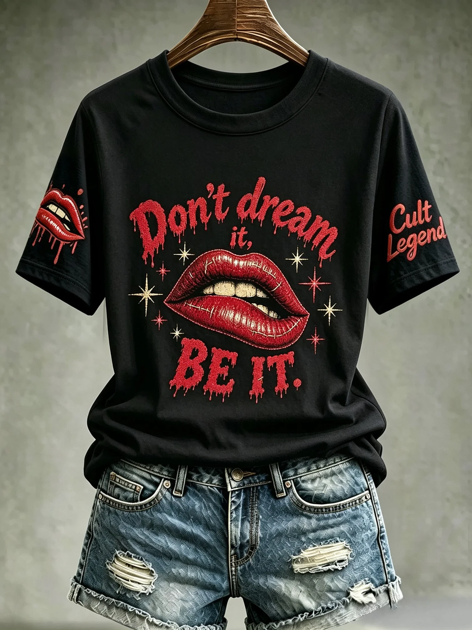 Tim Curry Merch Don't Dream It Be It T-Shirt Cult Legend RIP Tim Curry Shirt Memorial Gifts
