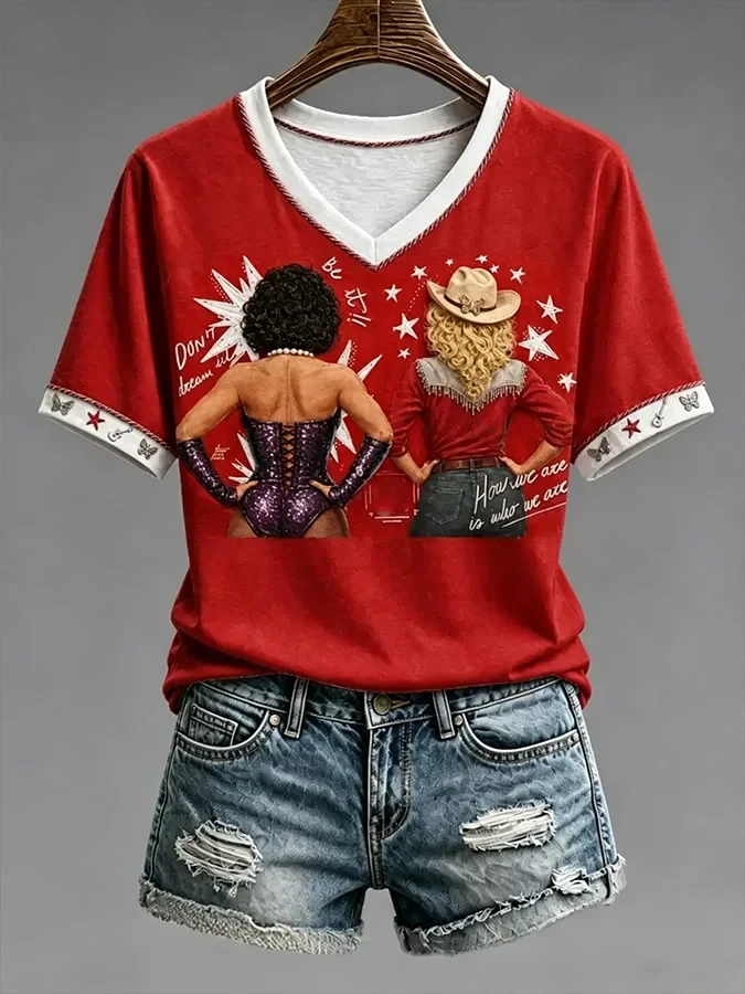 Tim Curry Merch Rest In Peace Tim Curry And Dolly Parton V-Neck Shirt 1946 2026 Memorial Gifts Tim Curry Merch Rest In Peace Tim Curry And Dolly Parton V-Neck Shirt 1946 2026 Memorial Gifts