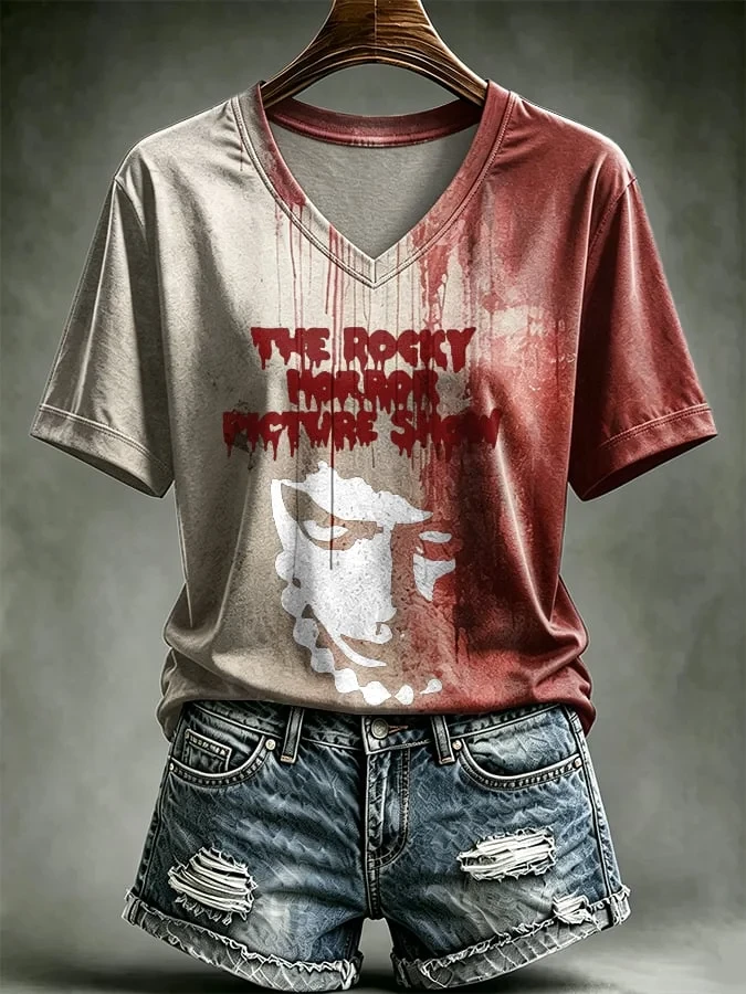 Tim Curry Merch The Rocky Horror Picture Show V-Neck Shirt Dr Frank-N-Furter Shirt Memorial Gift Tim Curry Merch The Rocky Horror Picture Show V-Neck Shirt Dr Frank-N-Furter Shirt Memorial Gift