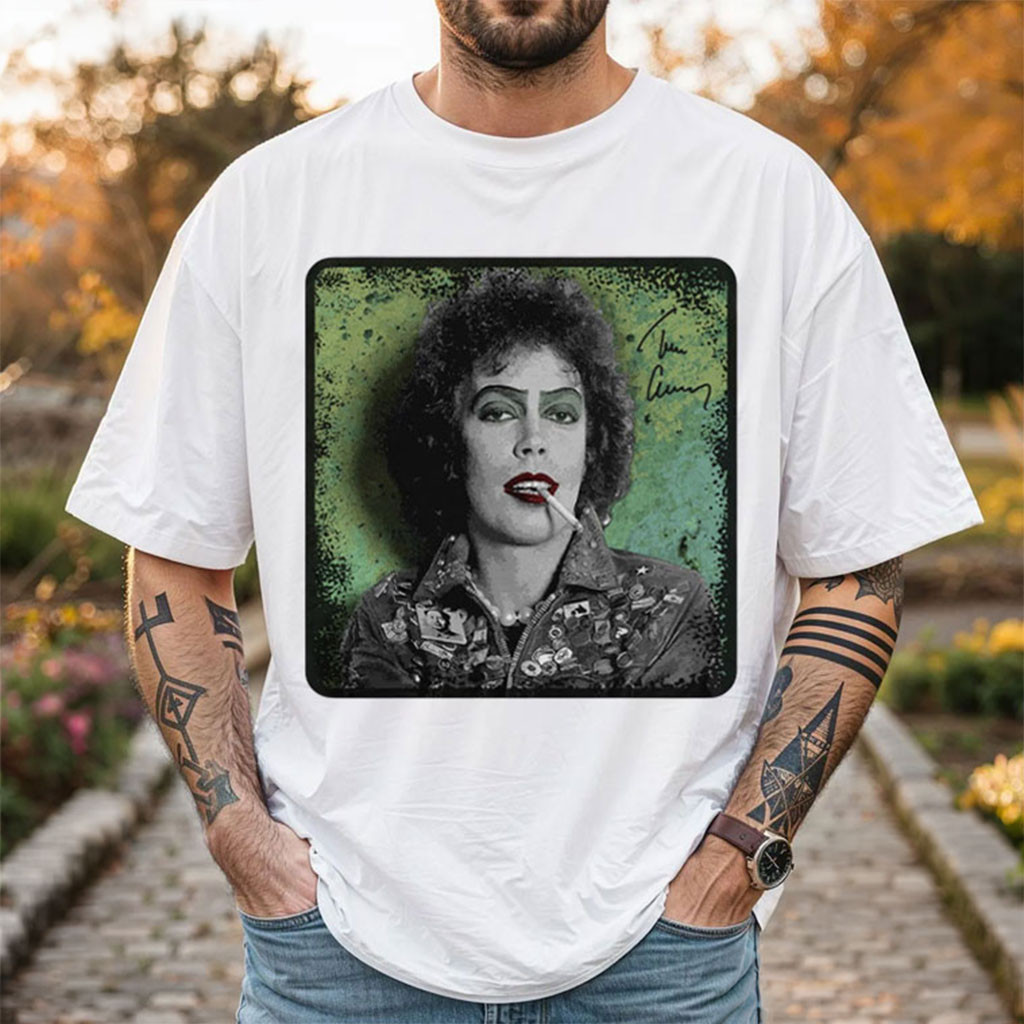 Tim Curry Rocky Horror Picture Show Dr Frank N Furter T-Shirt Tim Curry Merch RIP Gifts Tim Curry Rocky Horror Picture Show Dr Frank N Furter T-Shirt Tim Curry Merch RIP Gifts