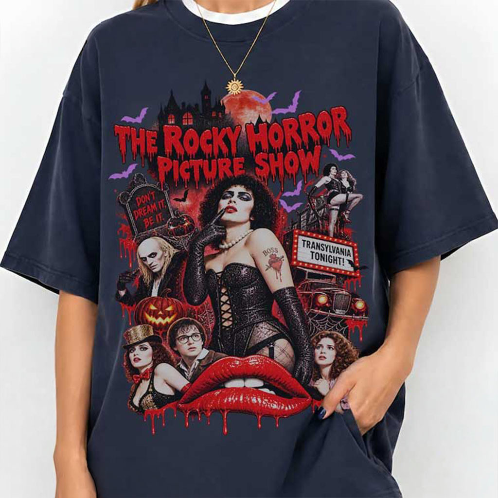 Tim Curry The Rocky Horror Picture Show Halloween T-Shirt Tim Curry Merch Fans Gifts