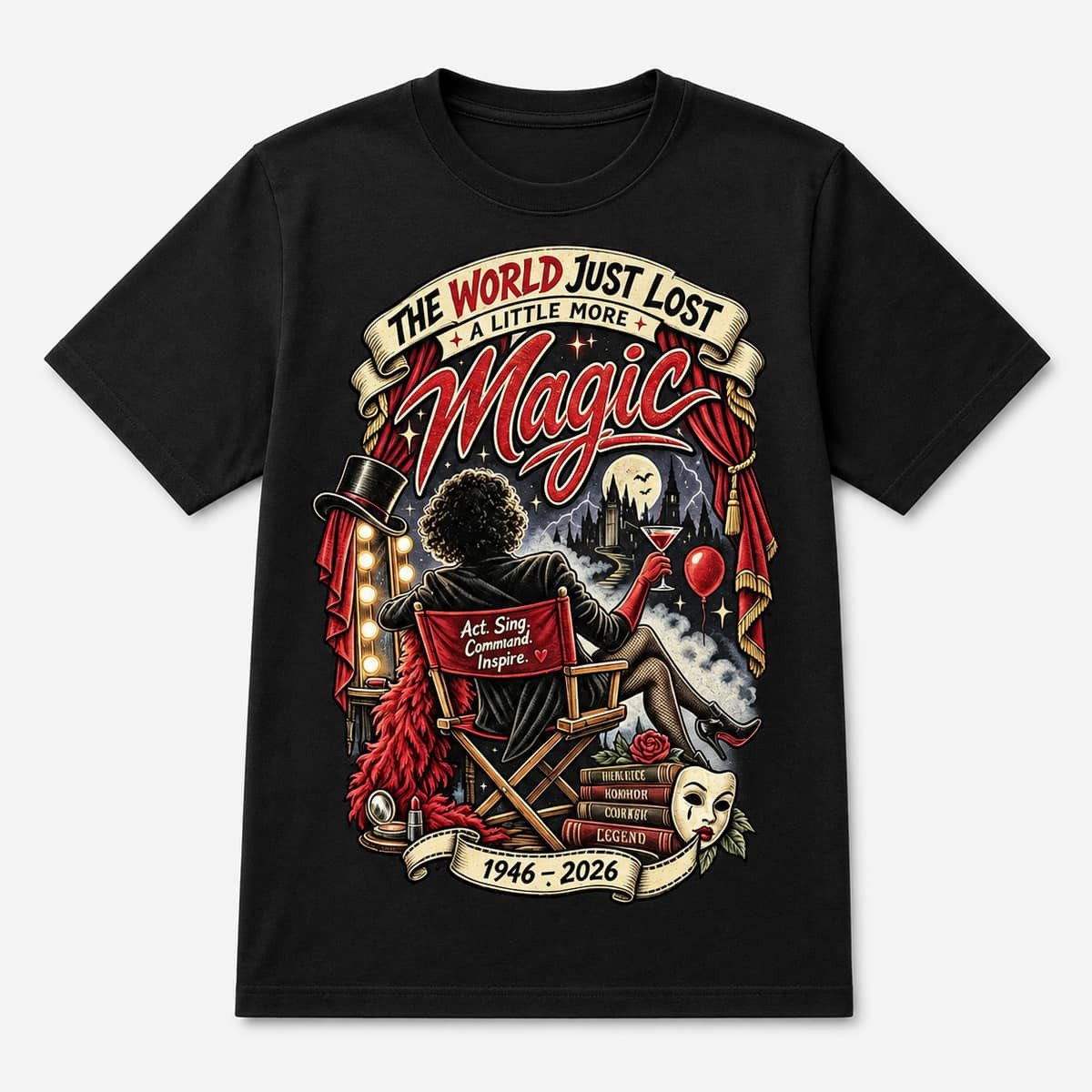 Tim Curry The World Just Lost A Little More Magic Shirt