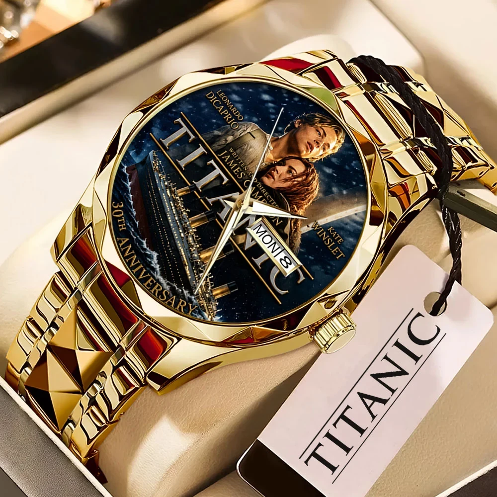 Titanic 1997-2027 30th Anniversary Watch Jack Rose Romantic Movie Titanic Merch Gifts For Fans