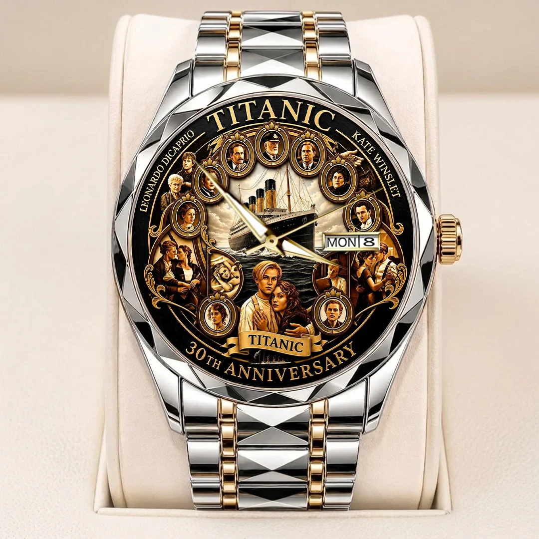 Titanic 1997-2027 Anniversary Watch Jack And Rose Romantic Design Titanic Merch Gifts For Fans Titanic 1997-2027 Anniversary Watch Jack And Rose Romantic Design Titanic Merch Gifts For Fans