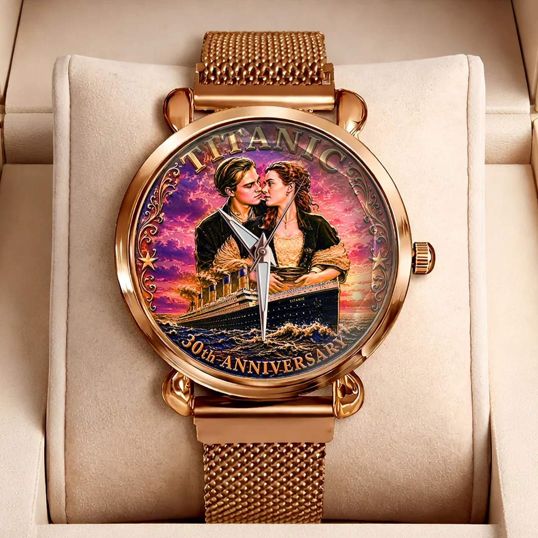 Titanic 1997-2027 Watch 30th Anniversary Movie Keepsake Gifts For Titanic Lovers