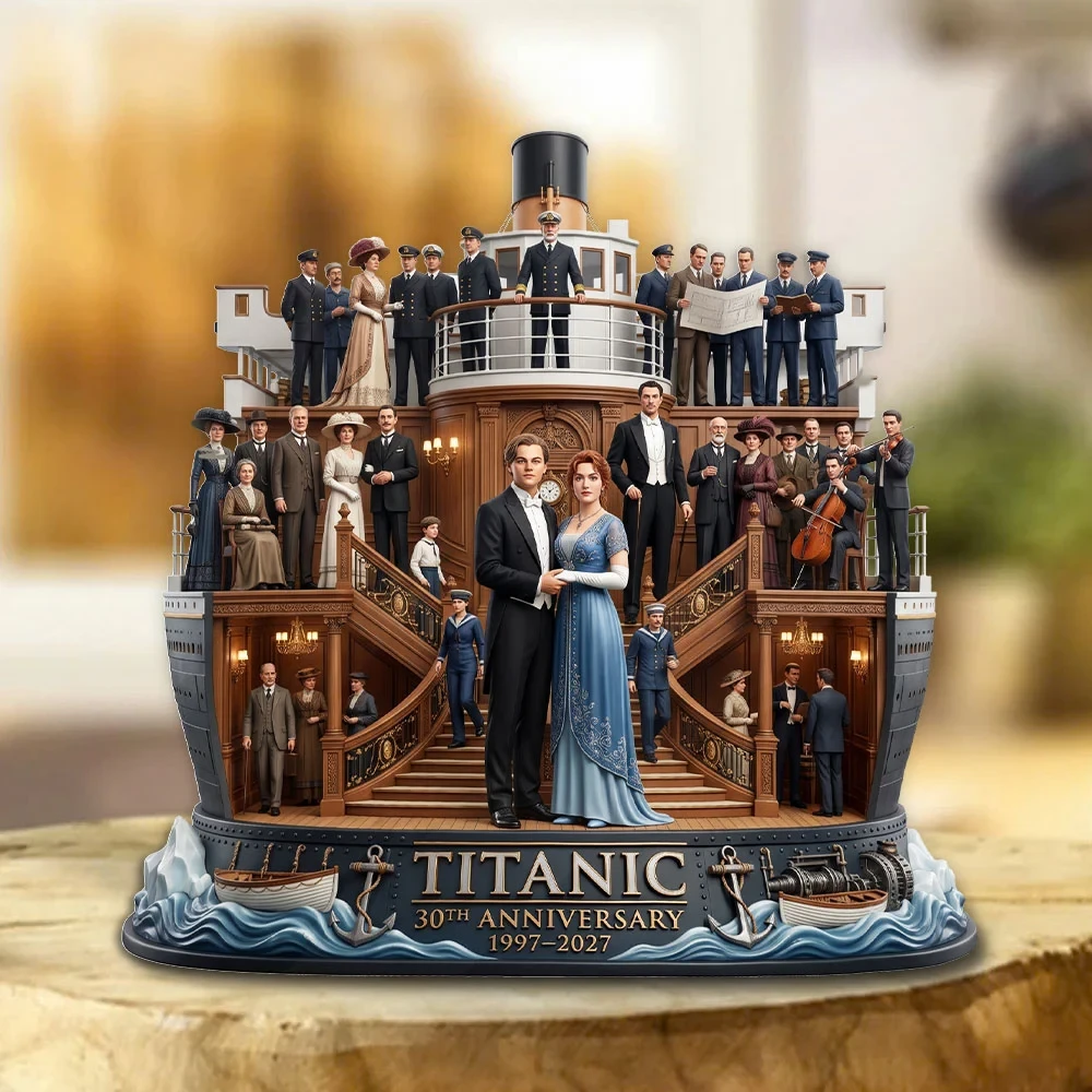 Titanic 30th Anniversary 1997 2027 Acrylic Plaque Titanic Merch Display Decor Gift For Fan