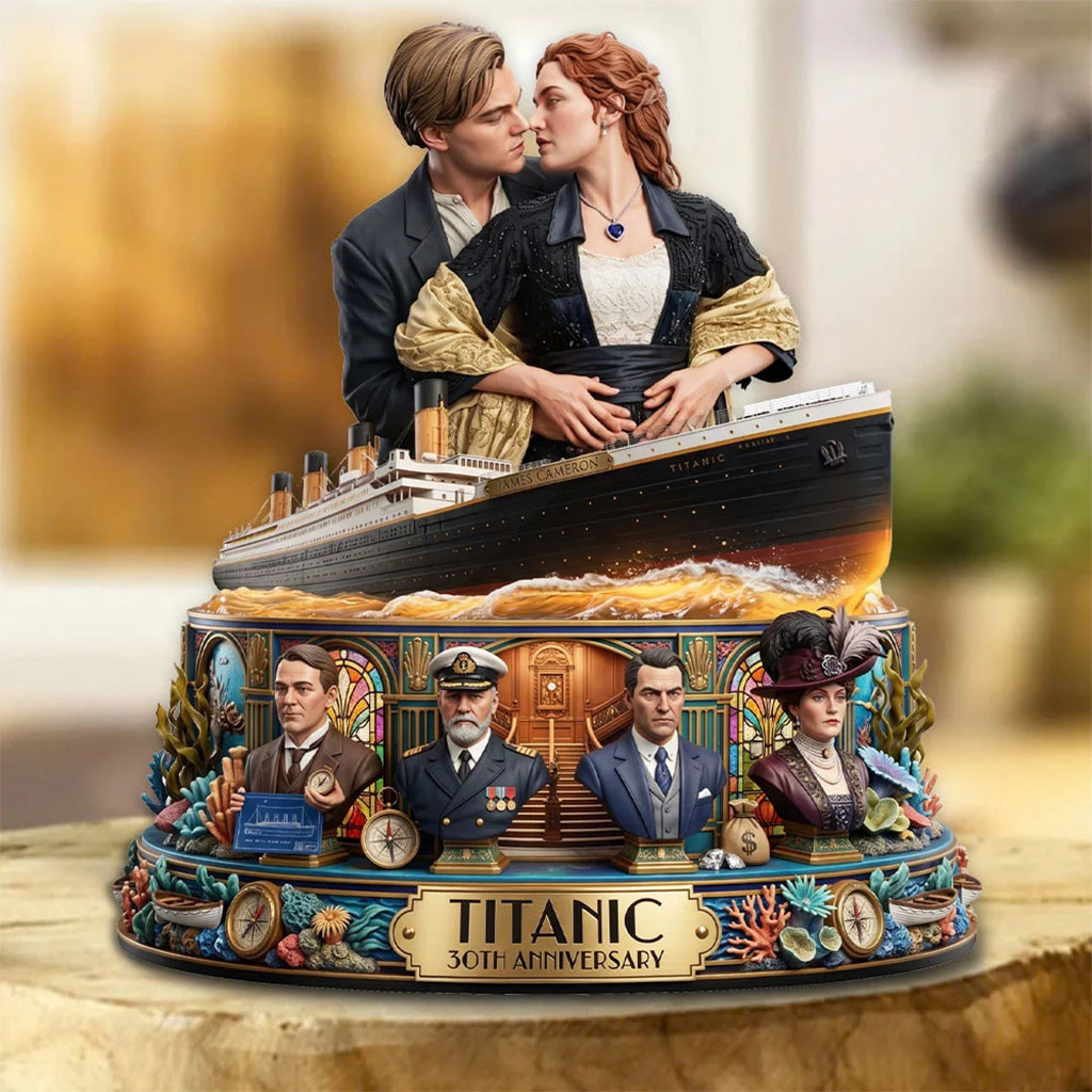 Titanic 30th Anniversary Acrylic Plaque Display Decor Titanic Merch Gift For Movie Lovers