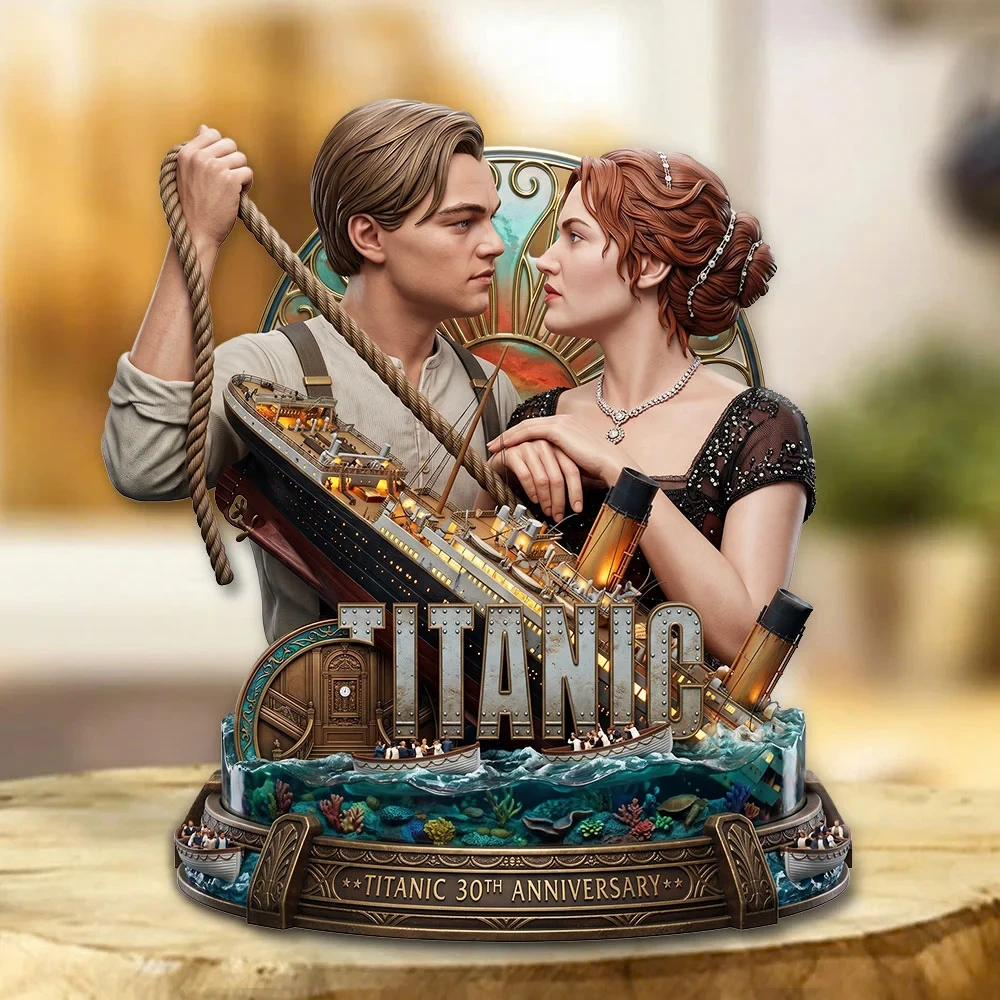 Titanic 30th Anniversary Acrylic Plaque Jack And Rose Titanic Merch Gifts For Movie Fans Titanic 30th Anniversary Acrylic Plaque Jack And Rose Titanic Merch Gifts For Movie Fans