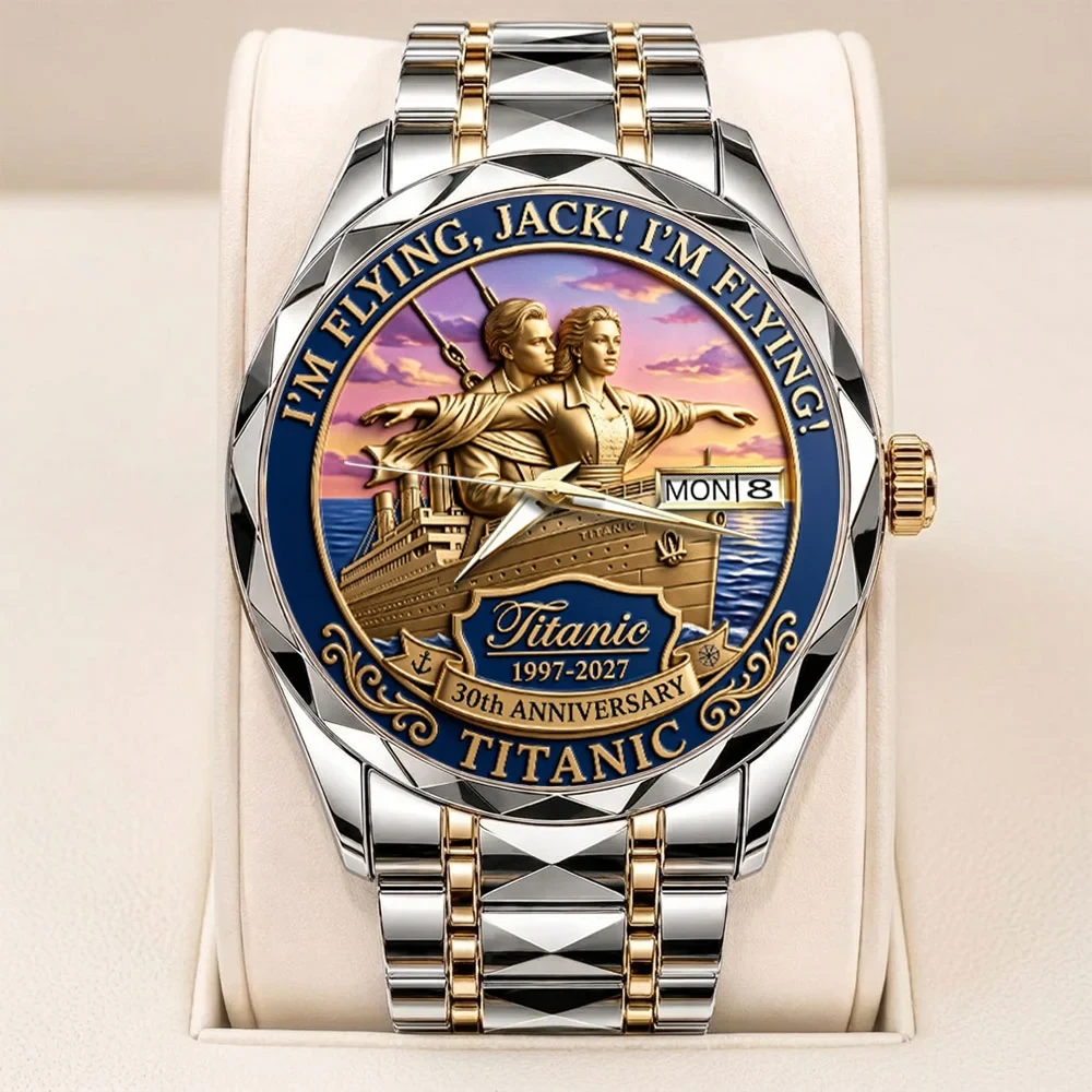 Titanic 30th Anniversary I'm Flying Jack I'm Flying Watch Titanic Merch Movie Fans Gifts Titanic 30th Anniversary I'm Flying Jack I'm Flying Watch Titanic Merch Movie Fans Gifts