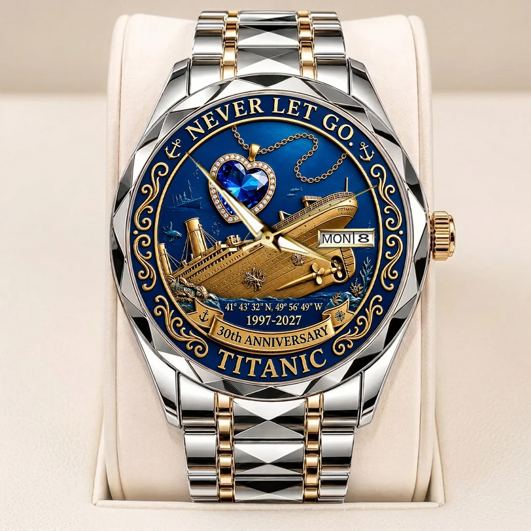 Titanic 30th Anniversary Never Let Go Watch Titanic Merch Gifts For Movie Fans Titanic 30th Anniversary Never Let Go Watch Titanic Merch Gifts For Movie Fans