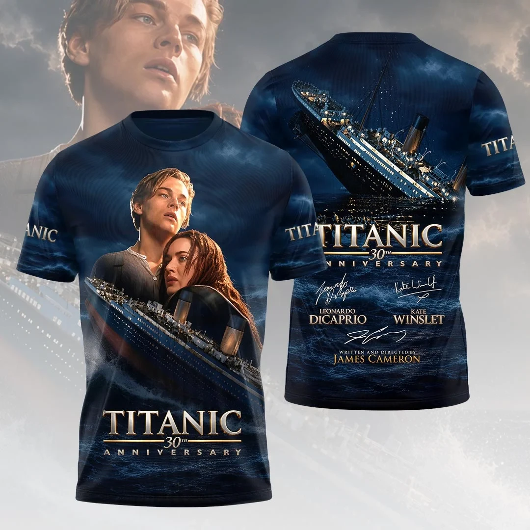 Titanic 30th Anniversary T-Shirt Signed Jack Rose Shirt Titanic Merch Best Gifts For Movie Fans