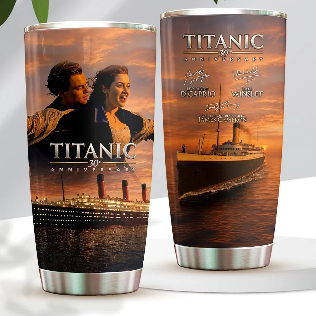 Titanic 30th Anniversary Tumbler Titanic Merch Movie Fan Gifts For Wife