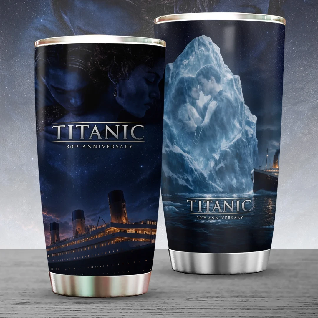 Titanic 30th Anniversary Tumbler Titanic Movie Merch Birthday Presents For Boyfriend