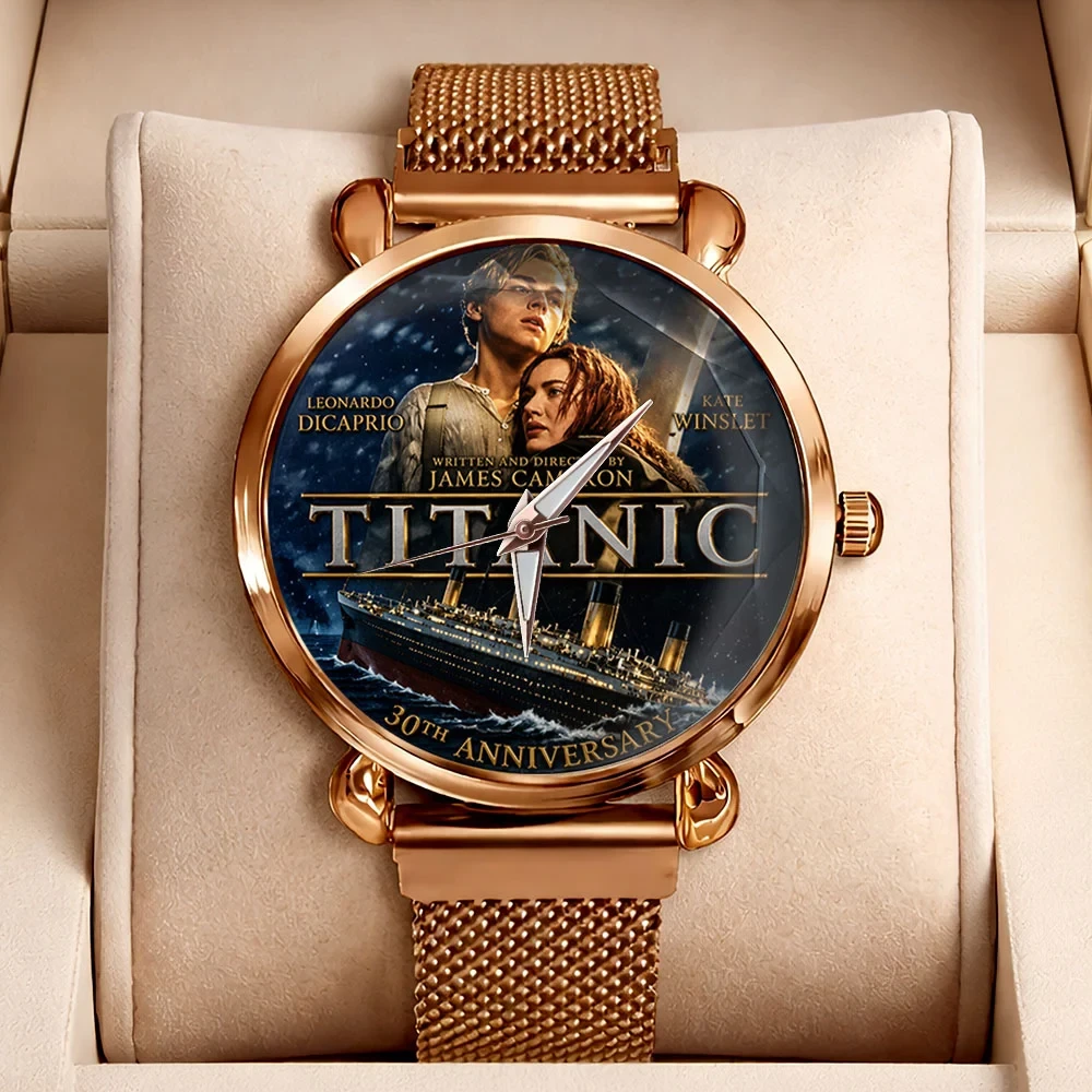Titanic 30th Anniversary Watch 1997-2027 Jack And Rose Movie Titanic Merch Gifts For Fans