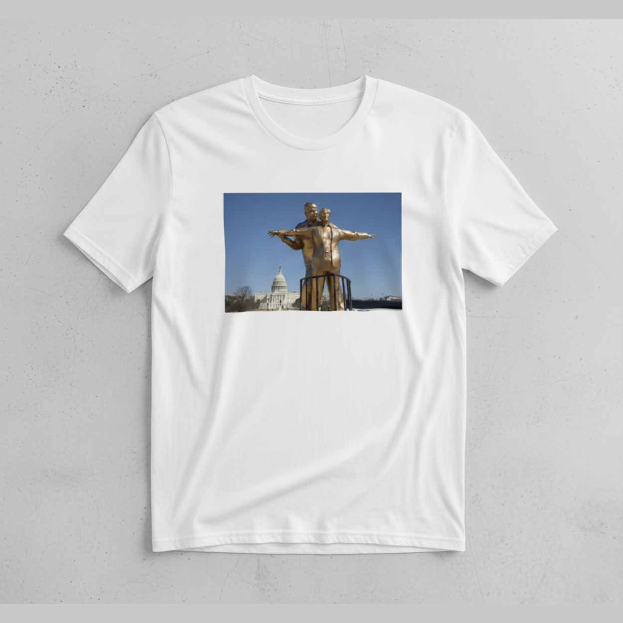 Titanic Statue of Trump and Epstein Shirt Titanic Statue of Trump and Epstein Shirt