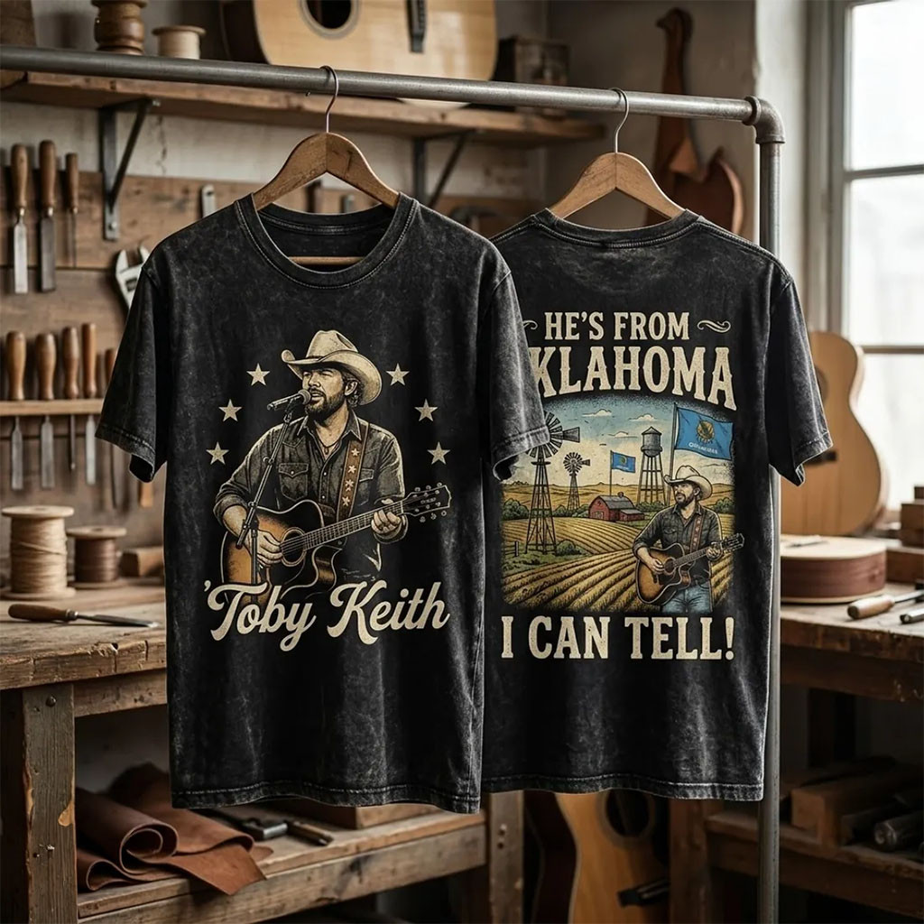 Toby Keith Oklahoma Heritage T-Shirt Toby Keith Merch Best Gifts For Music Lovers