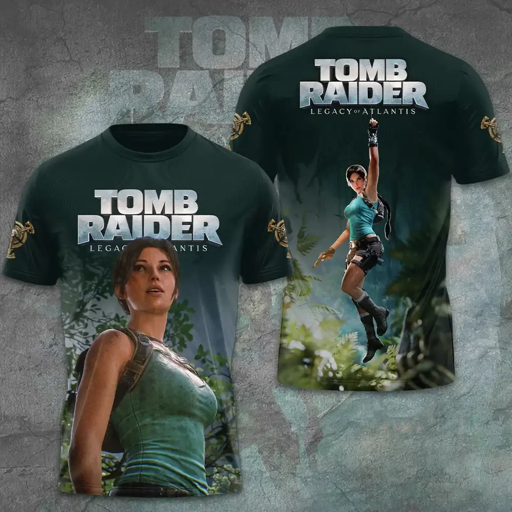 Tomb Raider Legacy Of Atlantis T-Shirt Tomb Raider Merch Best Gifts For Gamers
