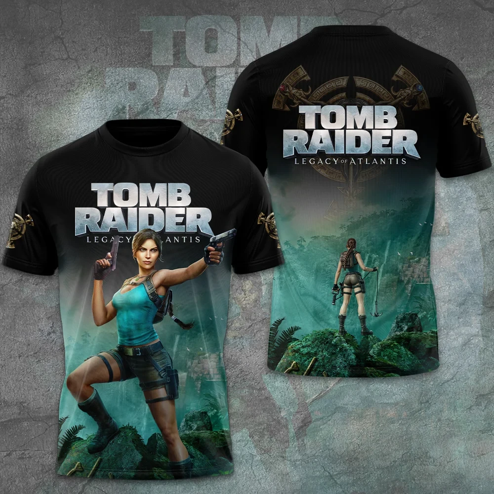 Tomb Raider Legacy Of Atlantis T-Shirt Tomb Raider Merch Gifts For Video Game Lover