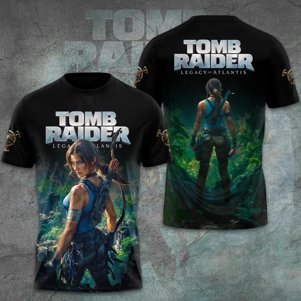 Tomb Raider Legacy Of Atlantis T-Shirt Tomb Raider Merch Presents For Game Lovers