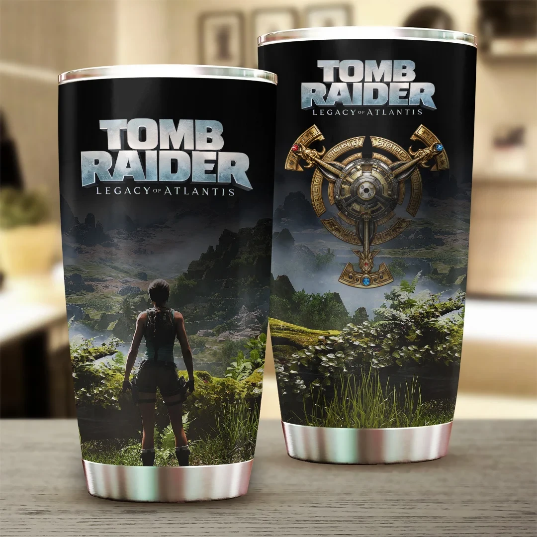 Tomb Raider Legacy of Atlantis Tumbler Tomb Raider Merchandise Gift Ideas For Gamers