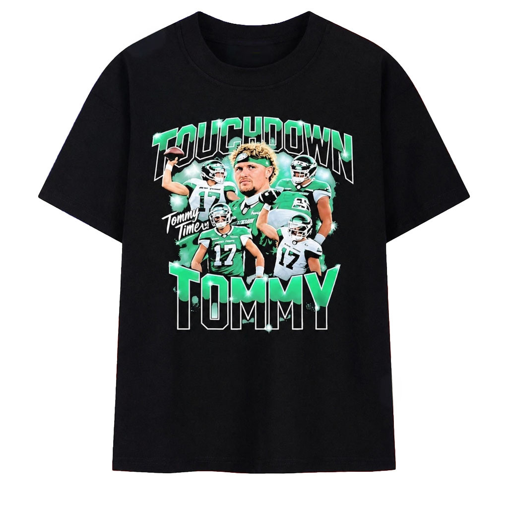 Tommy DeVito New York Jets Touchdown Tommy Time T-Shirt Jets Merch Presents For Fans
