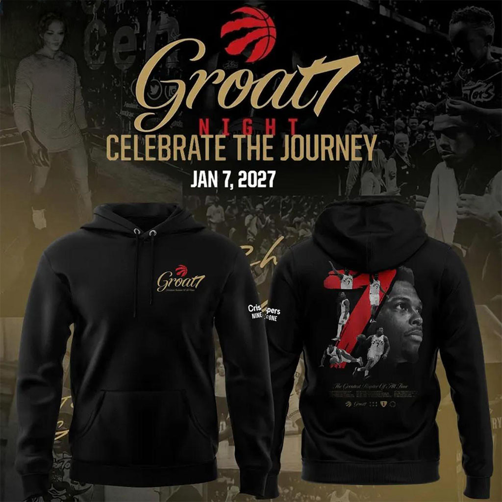 Toronto Raptors Celebrate The Journey Kyle Lowry Groat7 Night 2027 Hoodie Toronto Raptors Merch Toronto Raptors Celebrate The Journey Kyle Lowry Groat7 Night 2027 Hoodie Toronto Raptors Merch