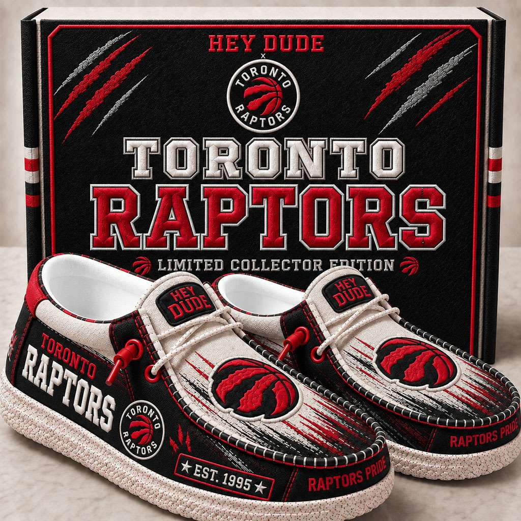 Toronto Raptors Merch Est 1995 Raptors Pride Slip-On Loafers Gifts For Basketball Fan