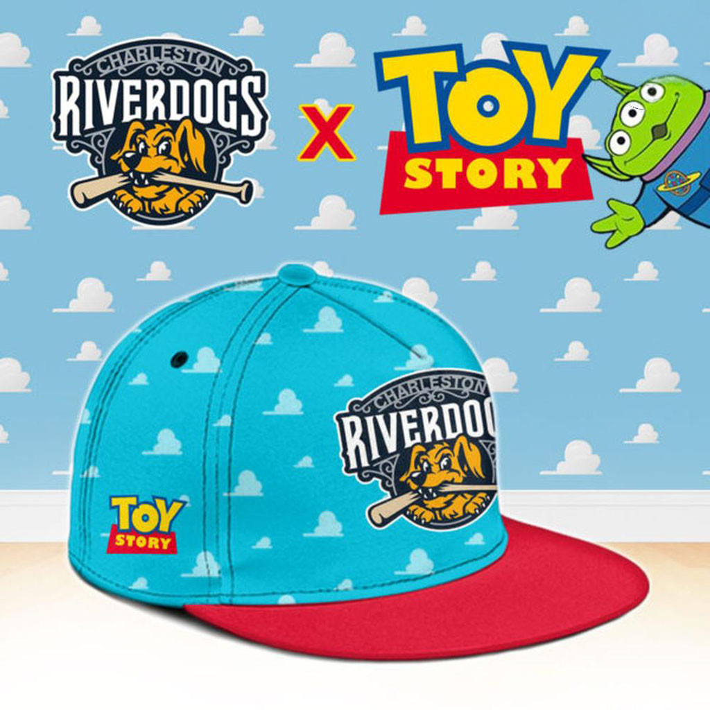 Toy Story Night X Charleston RiverDogs Snapback Hat RiverDogs Merch Baseball Lover Gifts