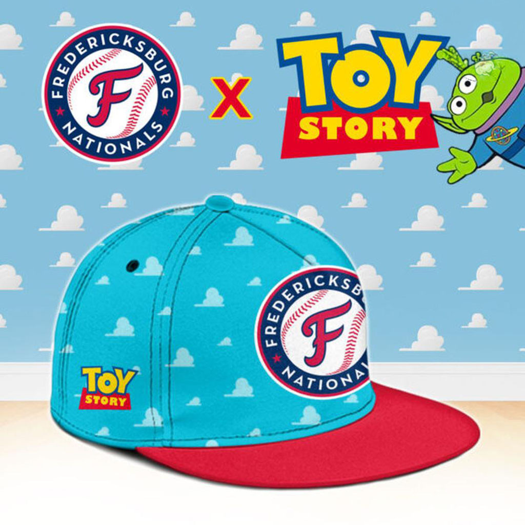 Toy Story X Fredericksburg Nationals Snapback Hat Game Day Cap Nationals Merch Gift For Fans