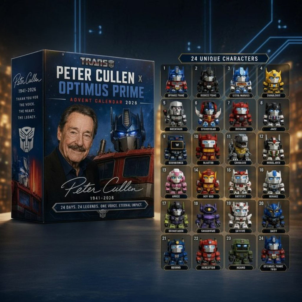 Transformers Peter Cullen Tribute Advent Calendar 2026 24 Days Holiday Countdown Set Xmas Gifts