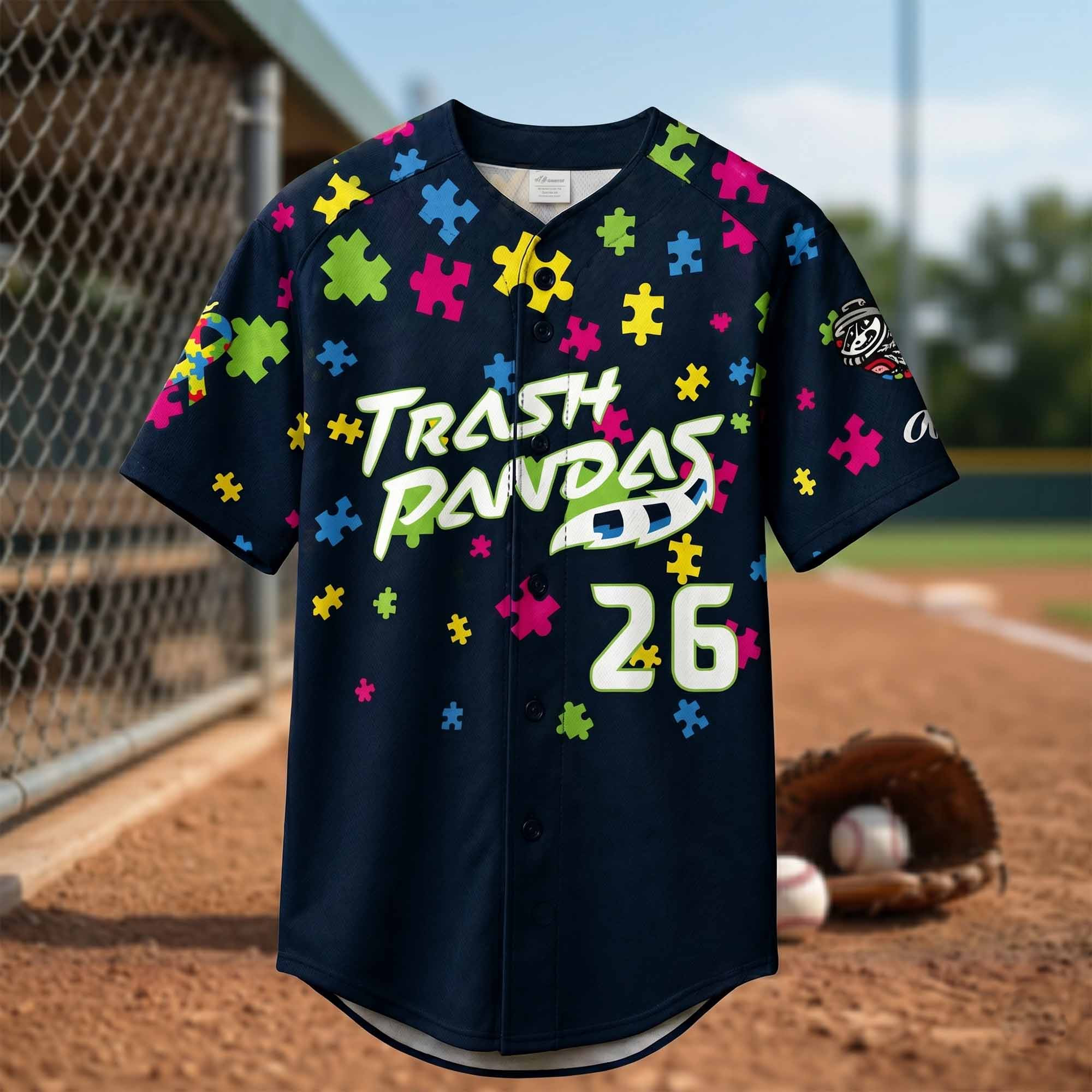 Trash Pandas Autism Awareness Day 2026 Jersey