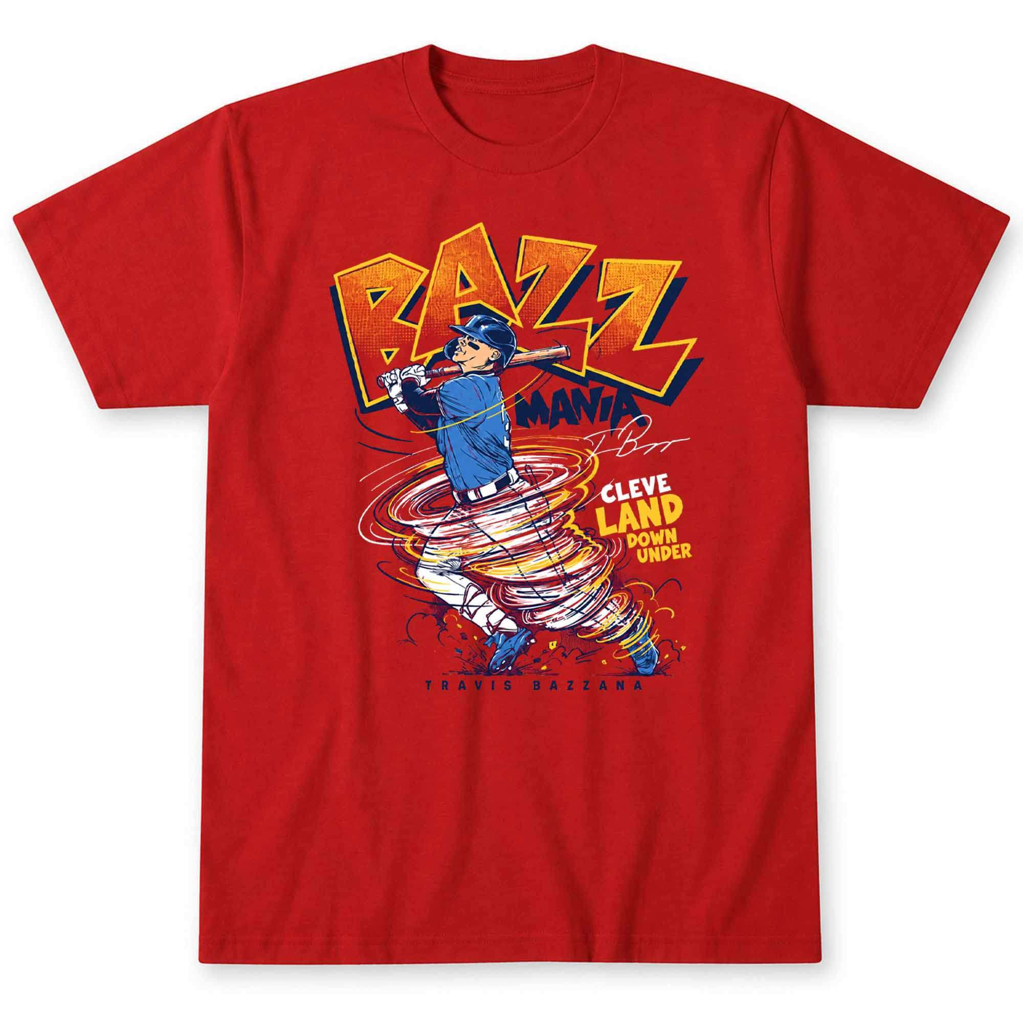 Travis Bazzana Bazz Mania Cleveland Down Under Shirt Baseball Lover Gift Ideas Travis Bazzana Bazz Mania Cleveland Down Under Shirt Baseball Lover Gift Ideas