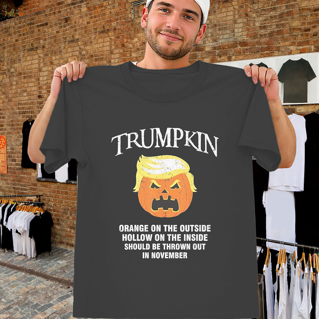 Trumpkin Shirt Donald Trump Halloween 2026 Tee Funny Anti Trump Apparel Spooky Gifts