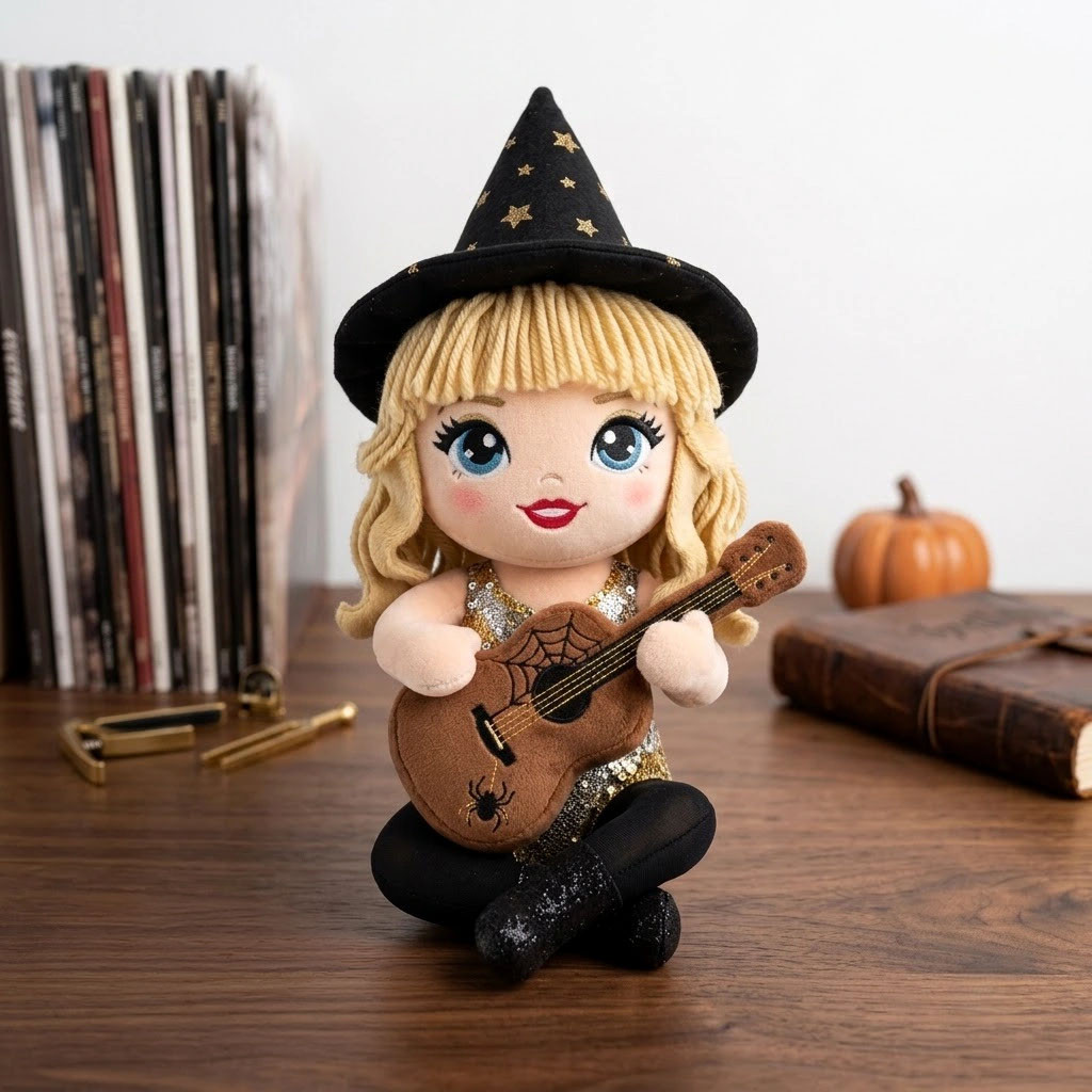 TS Eras Tour Witch Halloween Plush Pillow Swifties Merch Gifts For Music Fans