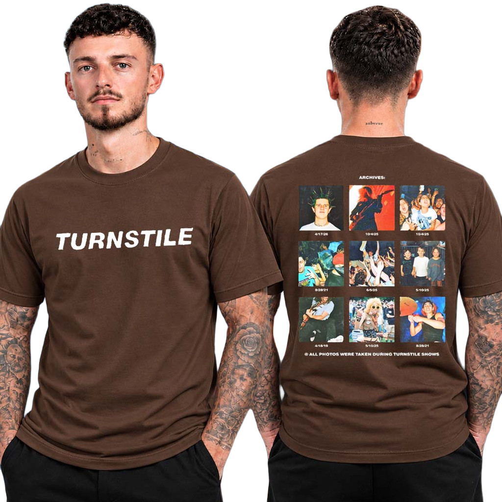 Turnstile Merch The Never Enough Tour 2026 Archives T-Shirt Gift For Rock Band Fans
