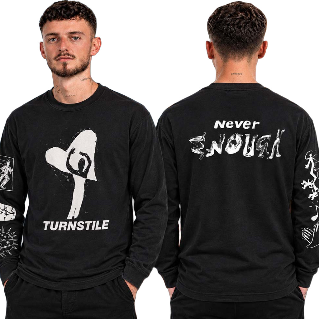 Turnstile Merch The Never Enough Tour 2026 Never Enough Black Long Sleeve Shirt Music Fan Gifts Turnstile Merch The Never Enough Tour 2026 Never Enough Black Long Sleeve Shirt Music Fan Gifts