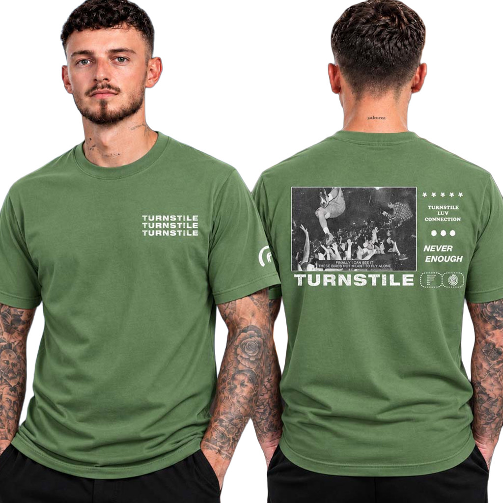 Turnstile Merch The Never Enough Tour 2026 Throwback T-Shirt Cool Gift For Music Lover