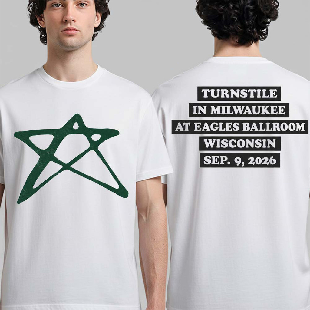 Turnstile Milwaukee WI 2026 Event T-Shirt Turnstile Merch Gifts For Rock Fans Turnstile Milwaukee WI 2026 Event T-Shirt Turnstile Merch Gifts For Rock Fans