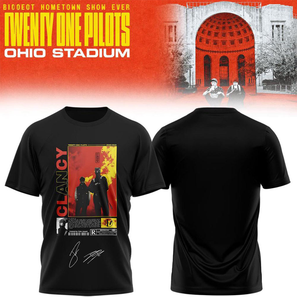 Twenty One Pilots Merch 2026 Shows Signature Shirt Gifts For Music Fans