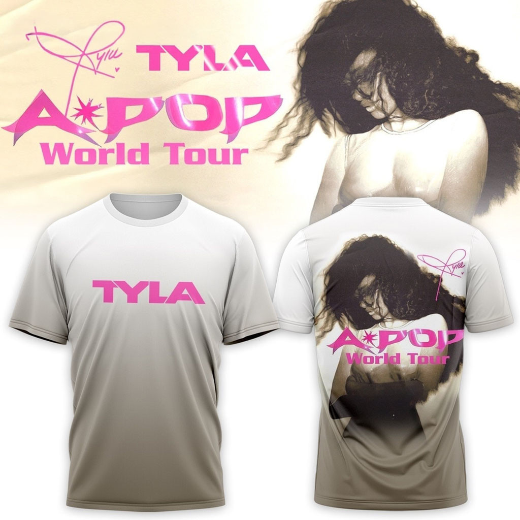 Tyla Merch A POP World Tour Signature 2026 Shirt Gift For Best Friends Tyla Merch A POP World Tour Signature 2026 Shirt Gift For Best Friends