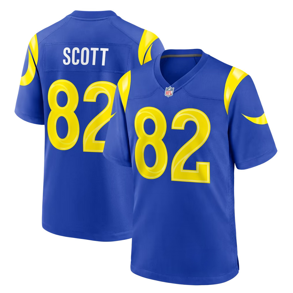 Tyler Scott Jersey Shirt #82 Los Angeles Rams Merch 2026 LA Rams Team Game Jersey Gift For Fans Tyler Scott Jersey Shirt #82 Los Angeles Rams Merch 2026 LA Rams Team Game Jersey Gift For Fans