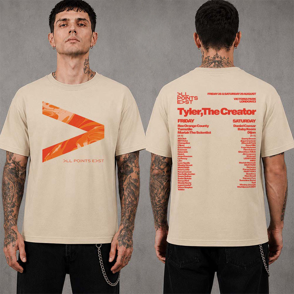 Tyler The Creator All Points East 2026 Event T-Shirt Tyler The Creator Merch Gifts For Dudes Tyler The Creator All Points East 2026 Event T-Shirt Tyler The Creator Merch Gifts For Dudes