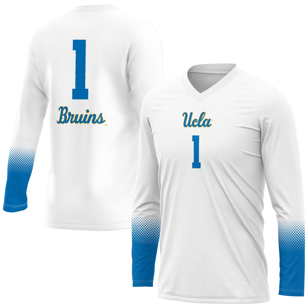 UCLA Bruins Merch #1 UCLA Bruins GameDay Greats Jersey White Best Gifts For Football Fans UCLA Bruins Merch #1 UCLA Bruins GameDay Greats Jersey White Best Gifts For Football Fans